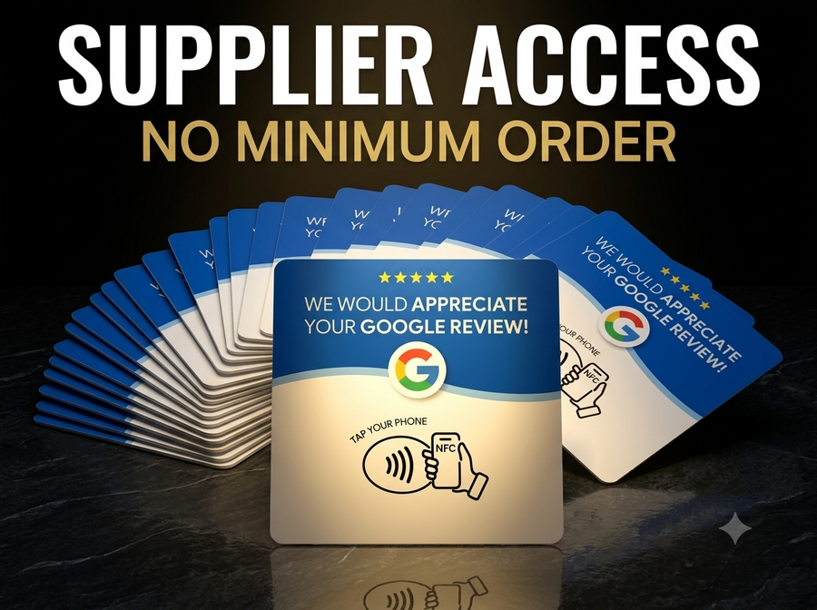 NFC Review Card SUPPLIER ONLY - No Minimum Order Quantity