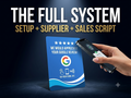 Google Review Card FULL SYSTEM: Supplier + Programming Guide + Sales Script + CRM